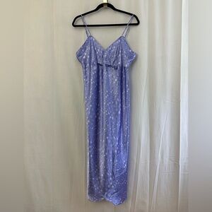 Secret Treasures Purple Snake Print Slip Camisole Lingerie Dress Womens Size XL